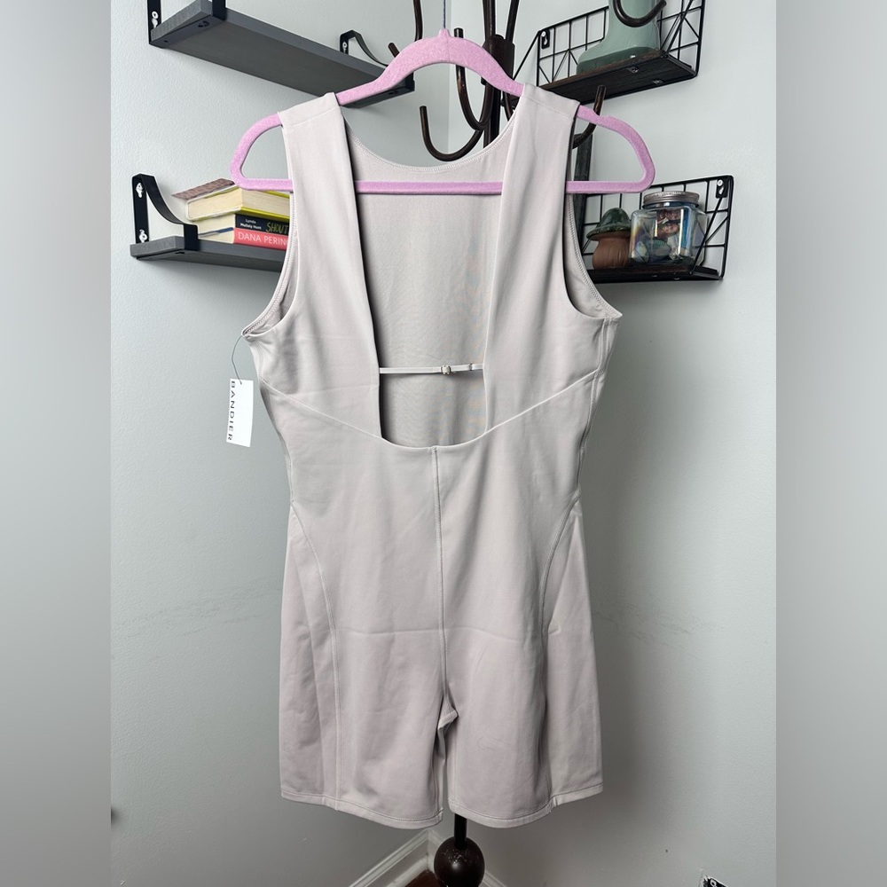 BANDIER Calla Cutout Playsuit in OFF WHITE size large new with tags. - Picture 5 of 7